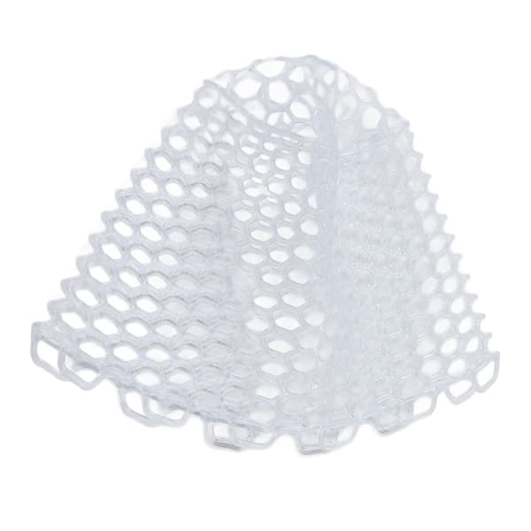 Håv for fluefiske, erstatningsgummi, sammenleggbar, 21 cm, hvit