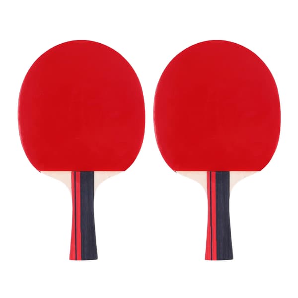 Professionellt bordtennisracketset med 3 bollar och högelastiskt halkfritt greppskydd
