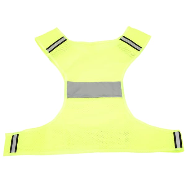 Godt synlig pustende refleksvest, hurtigtørkende, for løping og arbeid (størrelse medium)