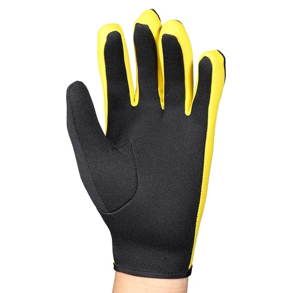 Neoprenhandsker til vandsport Dykning Surfing Snorkling Kano Sort Gul S