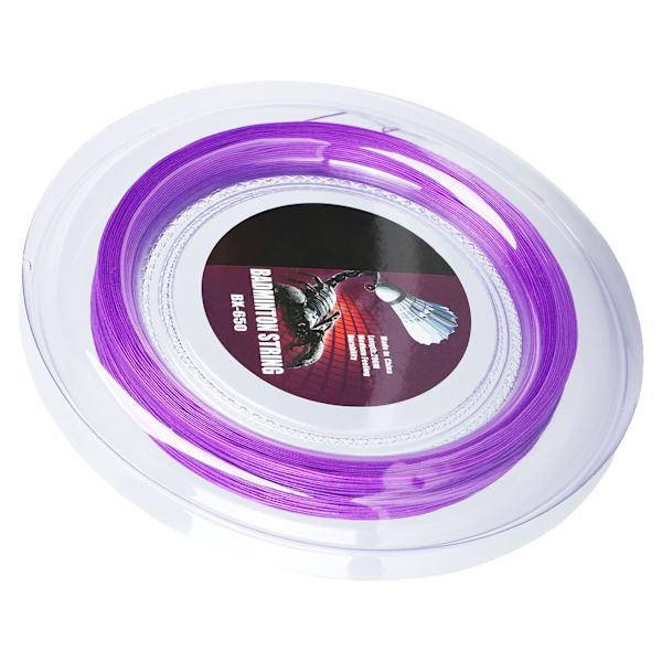 Badminton Racket String Nylon 0.72mm 200m BX650 Lilla for Trening og Erstatning
