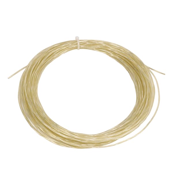 Erstatning Beige 12,2m 1,30mm Titanium Nylon Elastisk Tennisketcherstreng