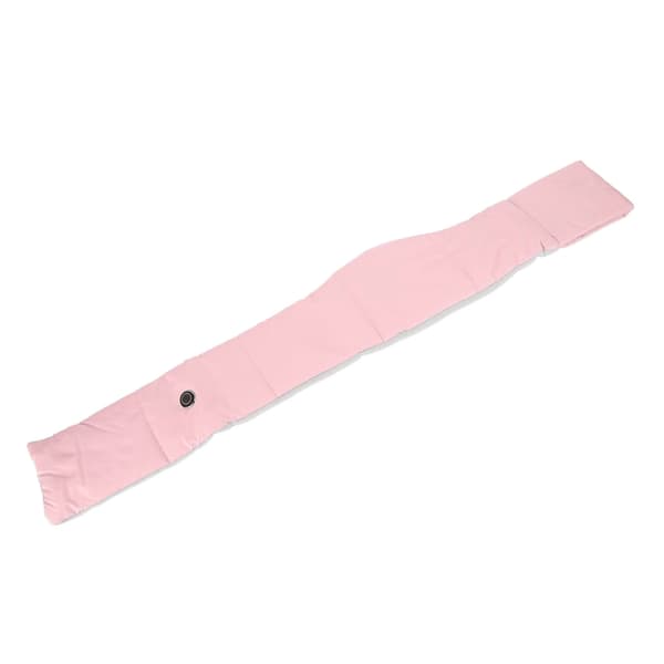 USB-opvarmet tørklæde til mænd og kvinder, 3 temperaturniveauer, bærbart halstørklæde, 105 cm, pink