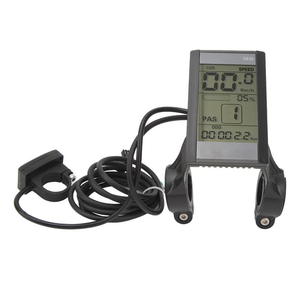 S830 Multifunksjonell 24V 36V 48V LCD-skjermmåler for elektriske sykler - Vanntett