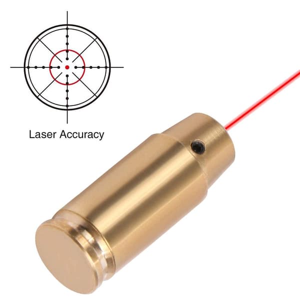 Boresight Jakt Rød Sikte 9mm med 6 Batterier