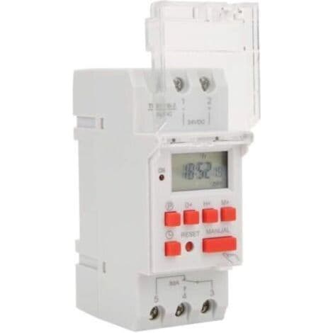 Timer för elektrisk varmvattenberedare. Tidrelä. 30A digitalt tidrelä med 1-sekunds LCD-display. 220V digitalt timerrelä