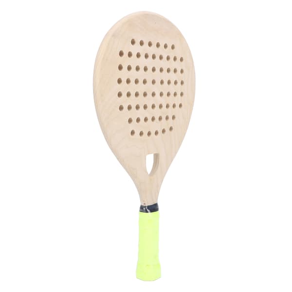 Lettvekts strandtennisracket i eik med antiskli-overflate, forbedret kontroll og holdbarhet