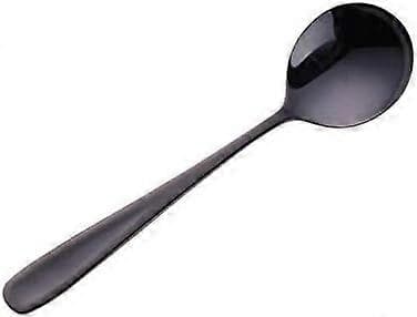 18 cm skedar, set med 6 soppskedar, 18/10 rostfritt stål