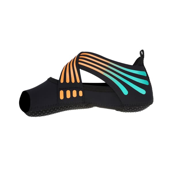 Mjuka halkfria yogaskor för Pilates, Barre Dansträning, Orange (Storlek 35-36)
