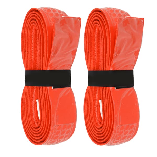 2 stk. fortykket svedabsorberende griptape til tennis- og badmintonketchere - orange