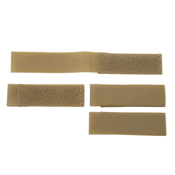 4 stk. Nylon Molle Magic Tape Patch til træningsvest, jagt, skydning, spil, khaki