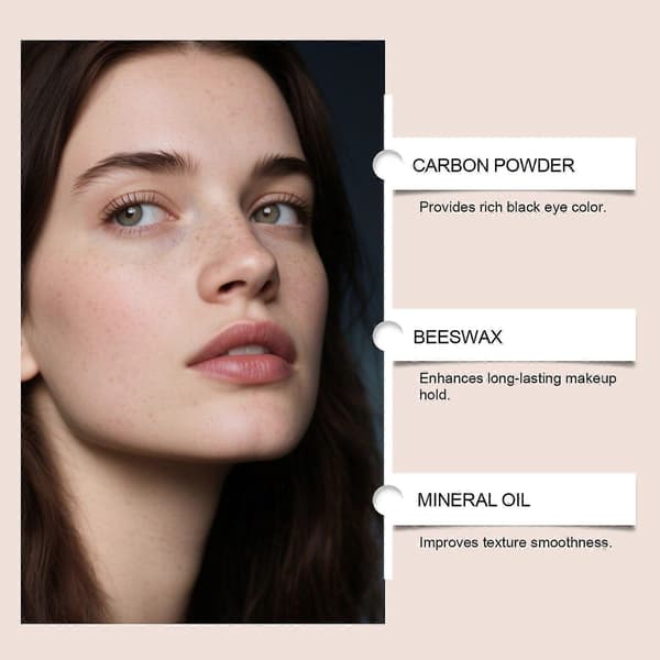 2 i 1 Professionel Flydende Eyelinerblyant til Kvinder, Perfekt Blend Eye Definer til Præcis