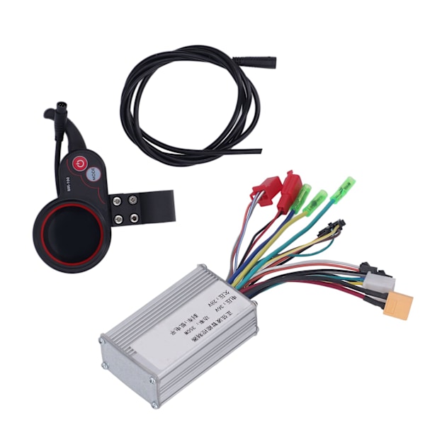 Elcykel Controller Kit 36V 350W med rundt panel og forlængerledning til El-scooter