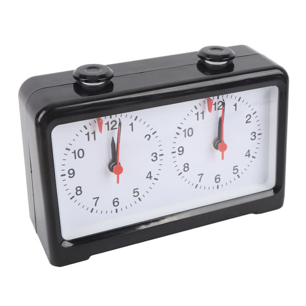 Analog mekanisk schackklocka med stabil bas, hög precision, tyst knapp för tävlingar