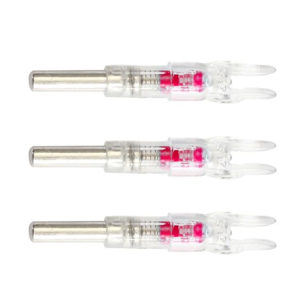 Belysta pilnockar 3-pack 4,5 cm LED PE Automatiska pilbågetillbehör
