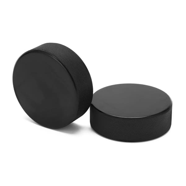 Offisiell størrelse solid gummi ishockeypuck for trening og øvelse BH-25
