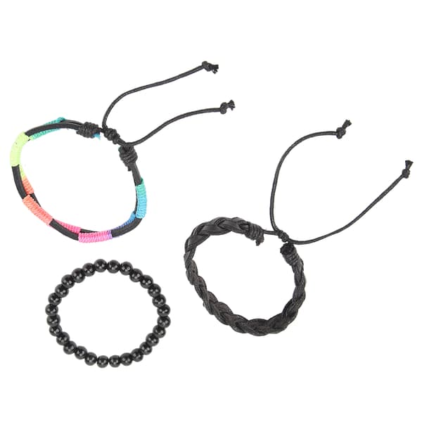 3 stk. LGBT regnbueflettet læderarmbånd til mænd, kvinder, par, LGBT Pride