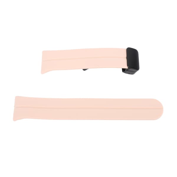 Udskiftningsarmbånd til Galaxy Fit3 med quick-release spænde, behagelig og holdbar silikone, pink