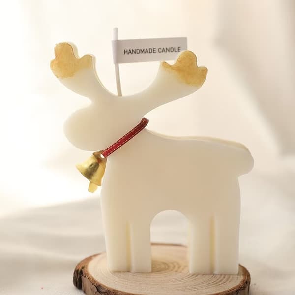 1 st juldekoration ljus älg doftljus dekoration heminredning