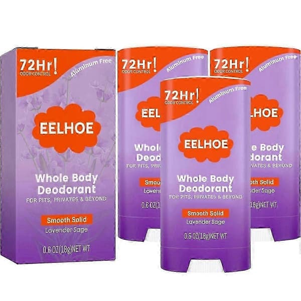 Tre antiperspirant deodoranter i stiftform for kvinner, som tilbyr 72-timers langvarig antiperspirantbeskyttelse.