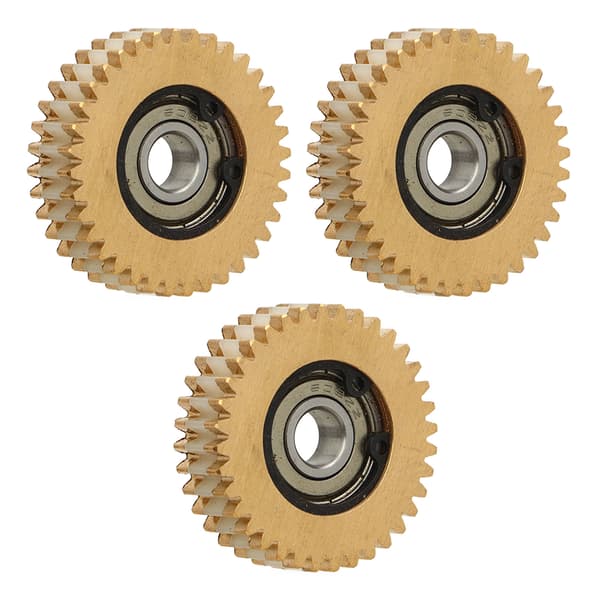 3 st elcykelmotorväxlar 36D 38mm koppar lättvikt för skoter