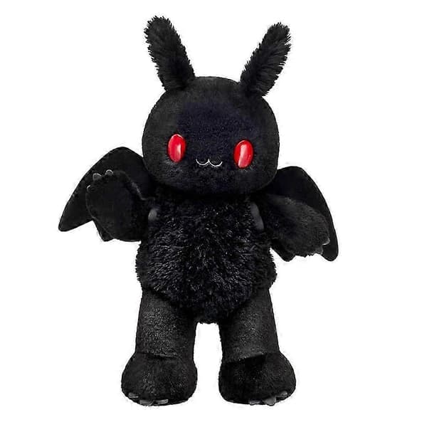 35 cm Mothman plyschleksak, gotisk skräck gosedjur för bebis