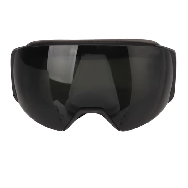 Skibriller med utskiftbare magnetiske linser, antidugg, doble lag, for menn og kvinner, svart