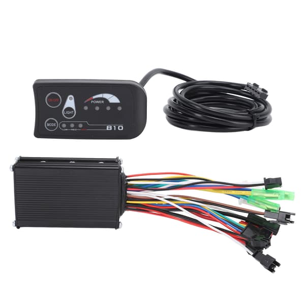 Elcykelkonverteringssats med 17A-kontroller, 250W-350W-panel, S810 Triple Mode, DIY