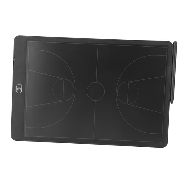 Elektronisk LCD-träningsbräda för fotboll och basket med tränarpenna