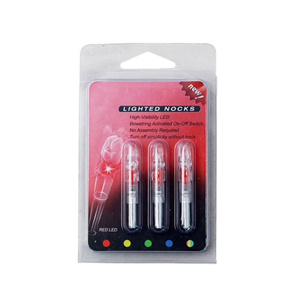 Belysta pilnockar 3-pack 4,5 cm LED PE Automatiska pilbågetillbehör