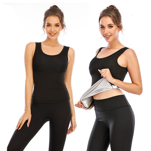 Bastu Väst för Kvinnor Shapewear Platt Mage Bälte Cincher Neopren