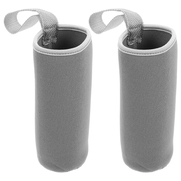 2-pack neoprenflaskhylsor, 550 ml bärbara isolerade mugghylsor, skyddshylsor för glasmuggar