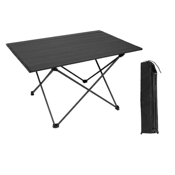 Rullbart sklisikkert minipiknikbord, lett, for camping, fotturer og reiser
