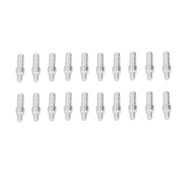 20 stk. pinnebøssinger for pilskaft, 4,2 mm indre diameter, slitesterk aluminiumslegering