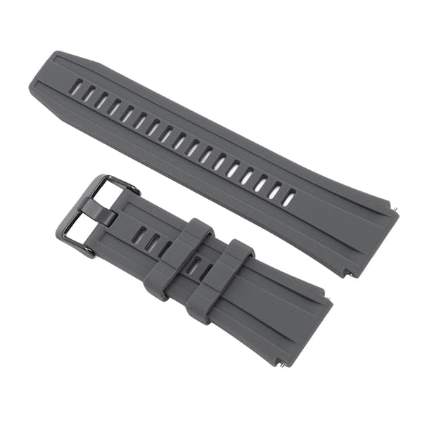 Silikone Smartwatch Rem til GT4 GT3 GT2 22mm med Quick Release - Mørkegrå