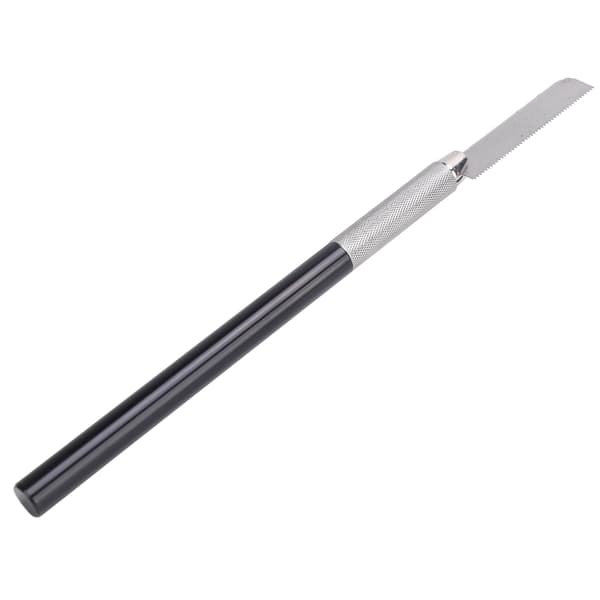 Mini håndsag med 2 stålblader, komfortabelt grep for modellbygging og DIY trearbeid