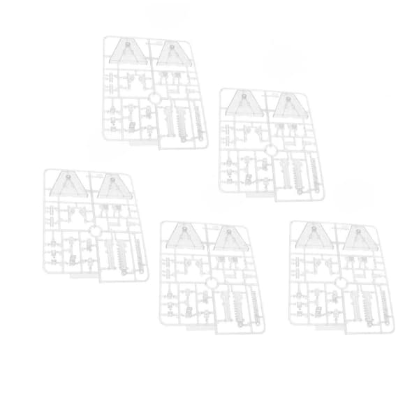 Set med 5 transparenta actionfigurställ för SD BB RG HG 1/144 skalmodeller