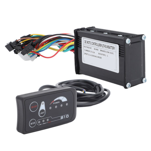 Elektrisk Cykel Controller Kit 3 Tilstande 17A med Panel S810 til 250W-350W DC 36V 48V Motor