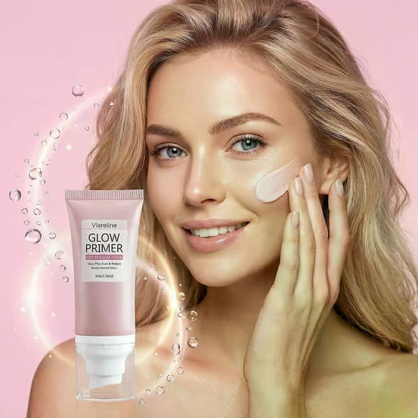 Lysnende base SPF50, fuktighetsgivende formel, langvarig sminkeeffekt, talgkontroll og fuktighet.