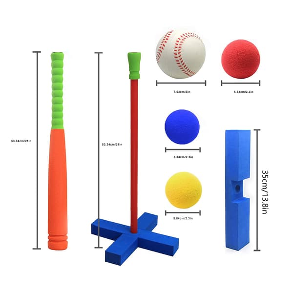 Barnbaseballset med skumbat, säker utomhusträningsleksak för barn