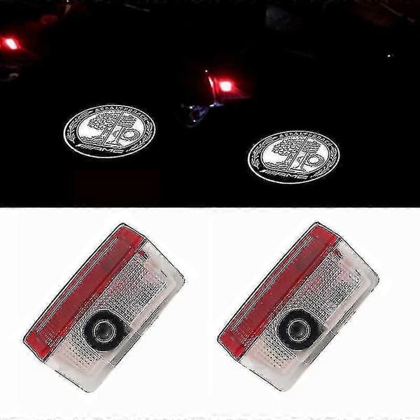 2-dørs LED-logoprojektor, til Mercedes-Benz GLS/GLC/GLB/GLA/A/B/C/E-Klasse modeller
