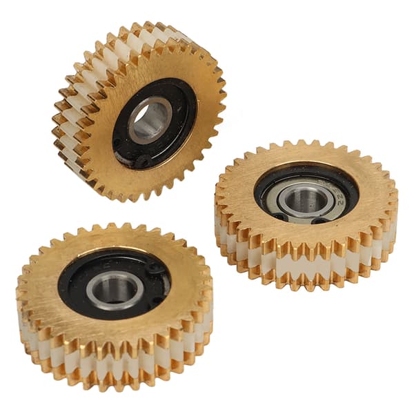 3 stk. elcykelmotorgear 36T 38 mm kobber letvægts til scooter