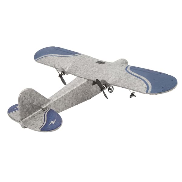 Fjernstyret fly EPP RC svævefly med LED-lys, 716 motor, 2 kanaler, til alderen 14 år og opefter