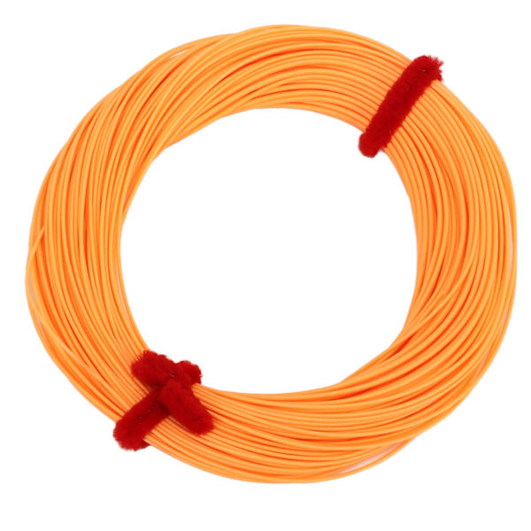 Flugfiskelina 30m Polyesterfiber Högteknologisk Beläggning Orange