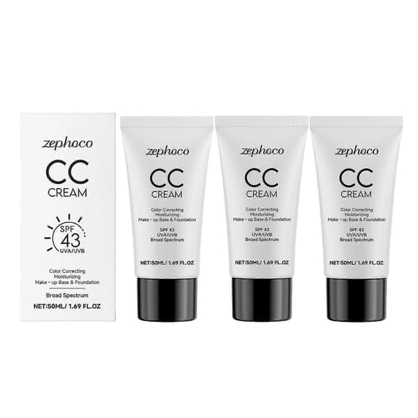 CC Cream, hudtonekorrigerende, 3x SPF 43 UVA/UVB