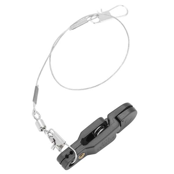 Power Grip Clip Release til fiskeri med stålline og B-formet stift til båd og bræt