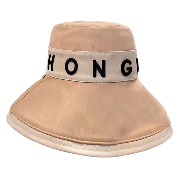 Vendbar sommerbøttehatt med UV-beskyttelse for kvinner og jenter, koreansk stil, bomull