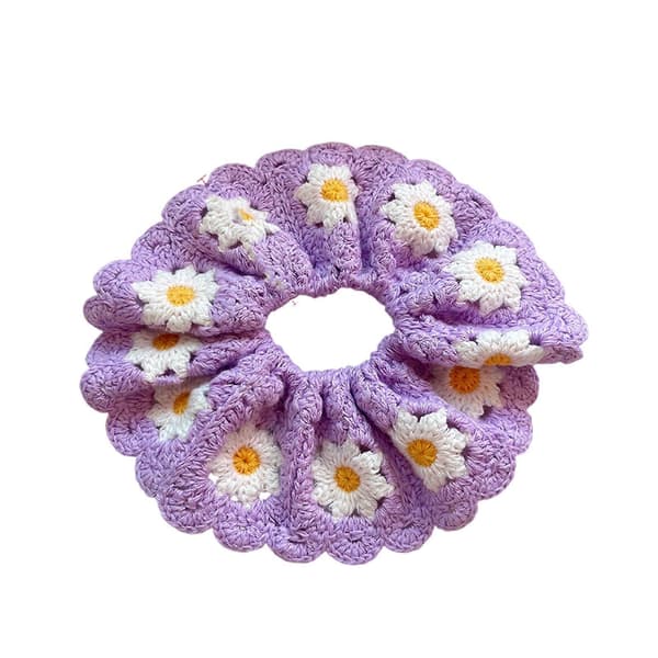 Overdimensjonert Hårstrikk – Stor Blomsterformet Design – Elastisk Hårtilbehør – Hårstrikk – Kvinner