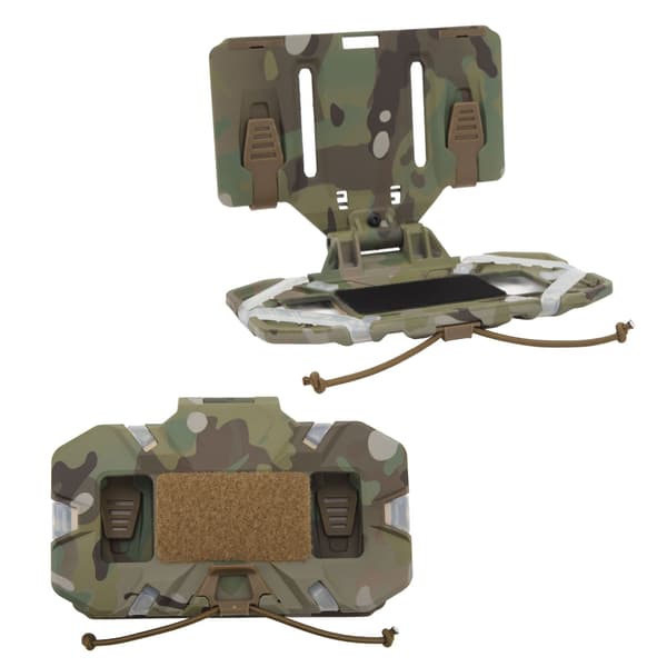 Multifunktionel foldbar vest mobiltelefonholder med bærbar MOLLE navigationsplade
