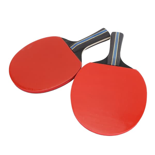 Bärbart bordtennisracketset med 2 racketar, 3 bollar och förvaringsväska